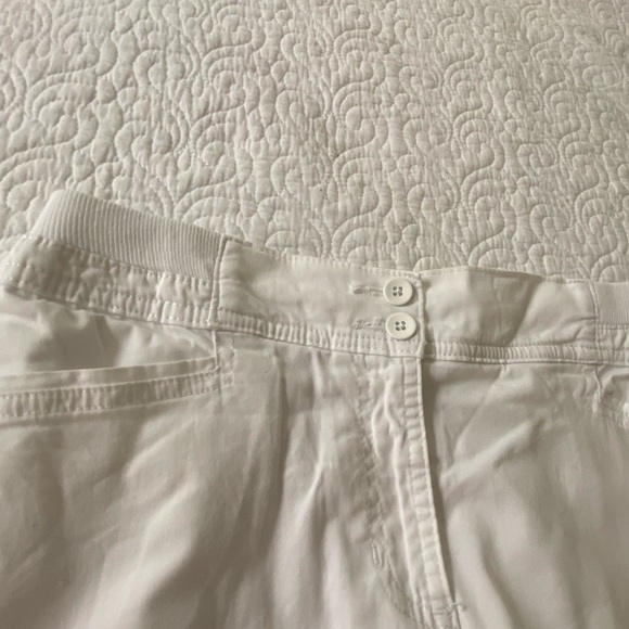 Karen Scott Classic White Skort Stretch Waistband 2 Pockets Size 6 - Picture 7 of 12